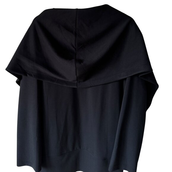 CARBON38 Knit Cocoon Cardigan Sm Cozy Black Comfy Relaxed Bell Sleeves Pockets - Picture 4 of 16